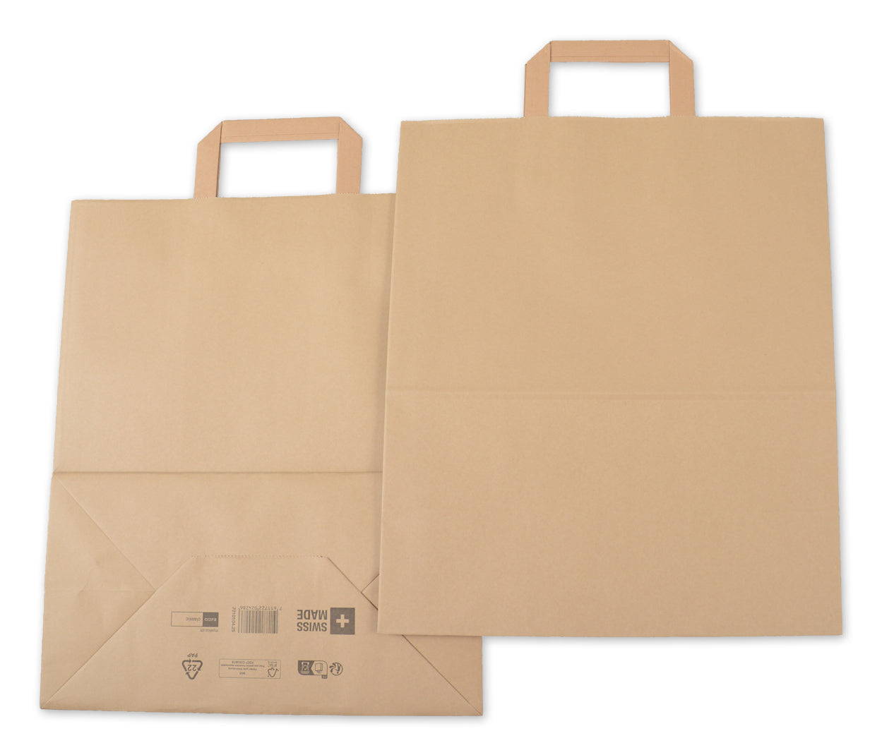Elco Tragetasche, Braun – 320 × 170 × 380 mm – 50 Stk.