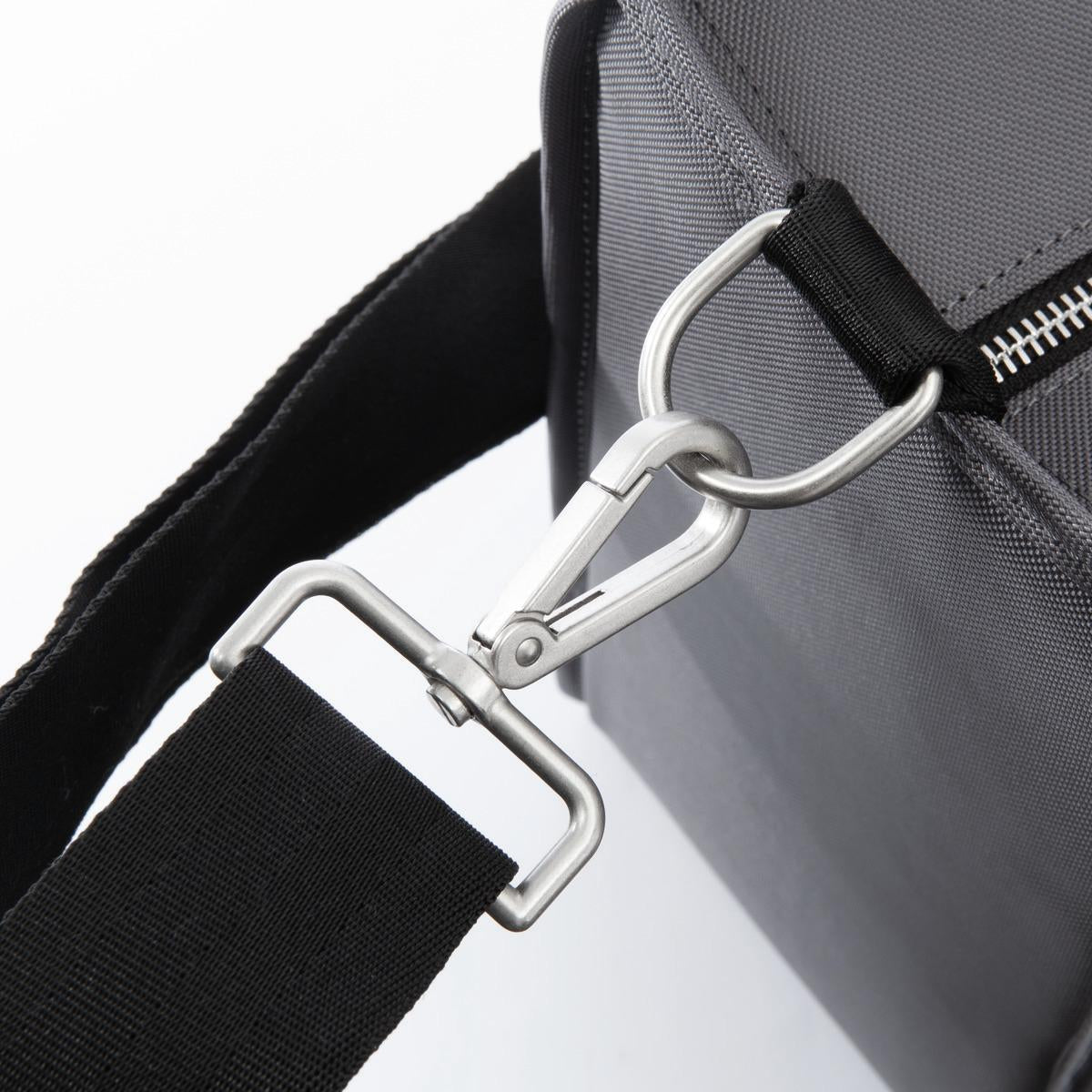 Sigel Tragetasche Desk Sharing Bag L – 21 l, rPET, grau, 50 × 28 × 15 cm