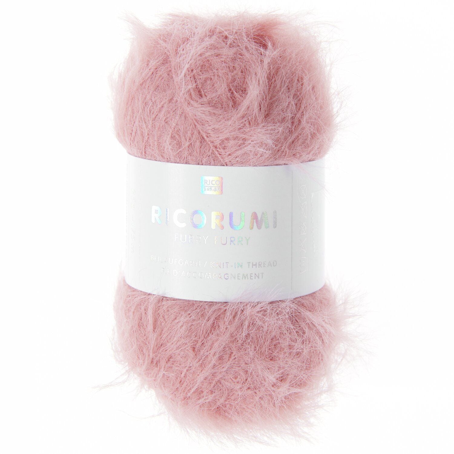 Rico Design Ricorumi Furry Furry Garn Koralle – Polyamid, 25 g, 175 m, Nadel 4 mm, 1 Stk.