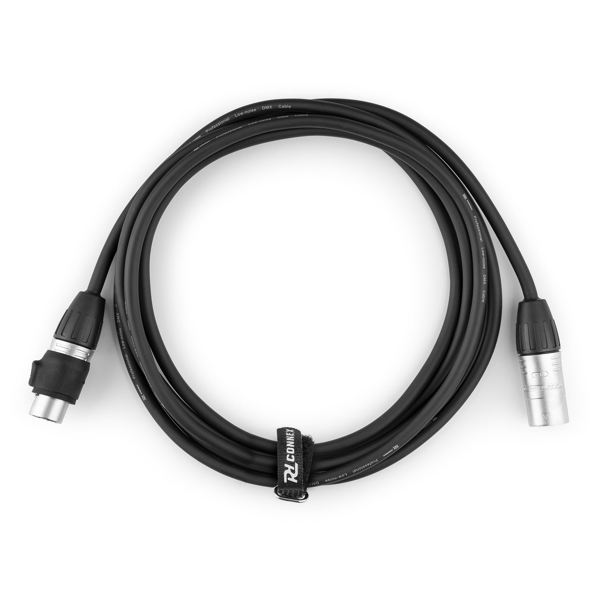 PD-Connex CX109-3 – DMX-Kabel, XLR 5-polig (Kupplung zu Stecker), 3 m, IP65, Schwarz