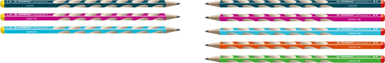 STABILO EASYgraph S Bleistift HB, dreikantig, mit Griffmulden