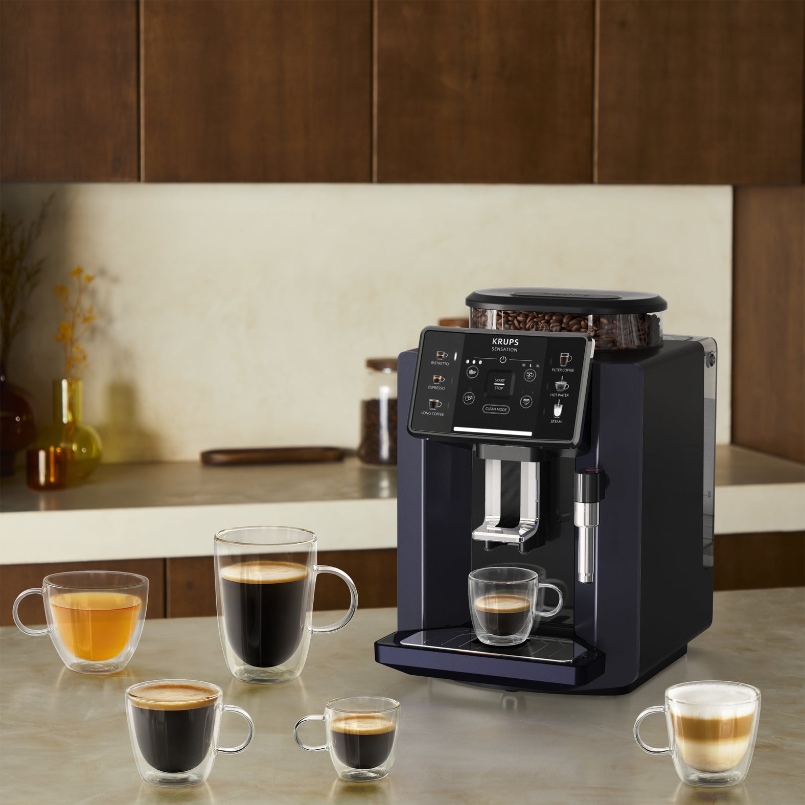Krups EA910B Kaffeevollautomat – 1,7 l, 260 g, Schwarz