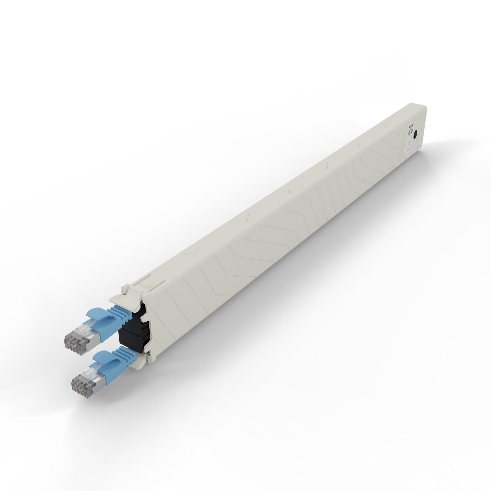 PATCHBOX Patchkabel – Cat6a U/FTP (STP), 0,8 m, Blau, RJ-45–RJ-45