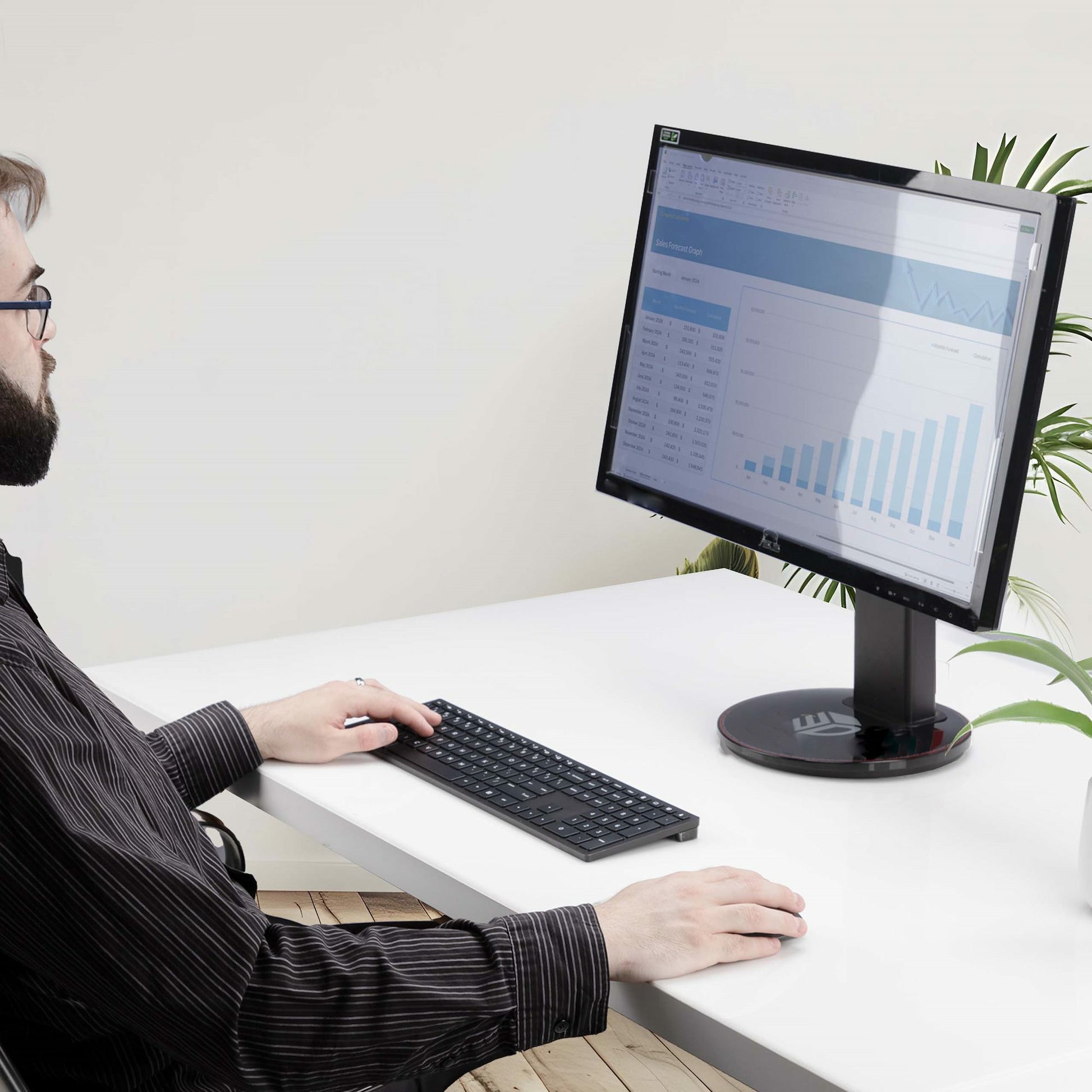 StarTech.com Displayschutz (Blaulichtfilter) für 24" Monitor
