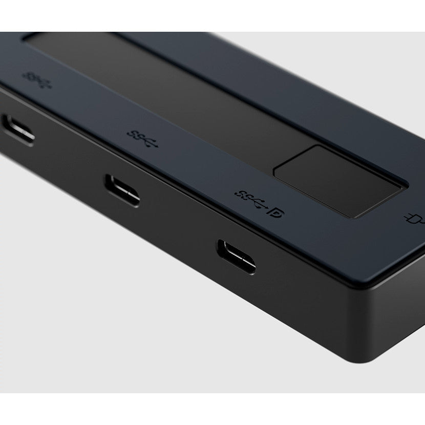 HP Multiport-Adapter – USB-C, 1× DP, 4× USB-C, 65 W PD, für Windows/Mac/ChromeOS