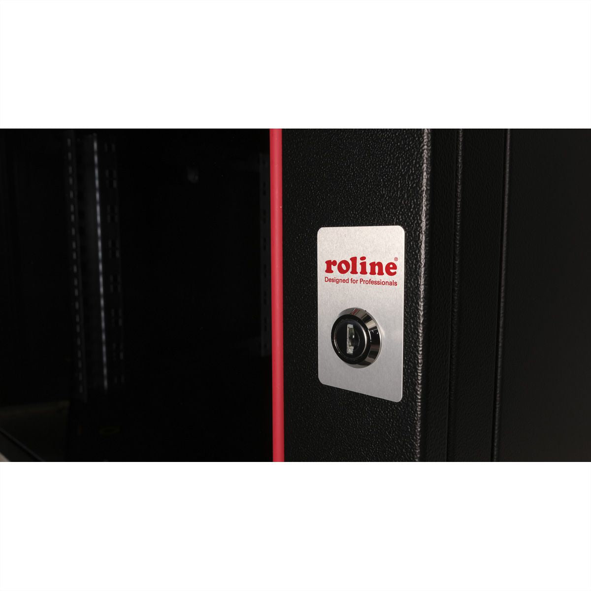 ROLINE Pro – 19" Wandverteiler 7U, IP20, abschliessbar, 600 × 450 × 418 mm, schwarz, Stahl