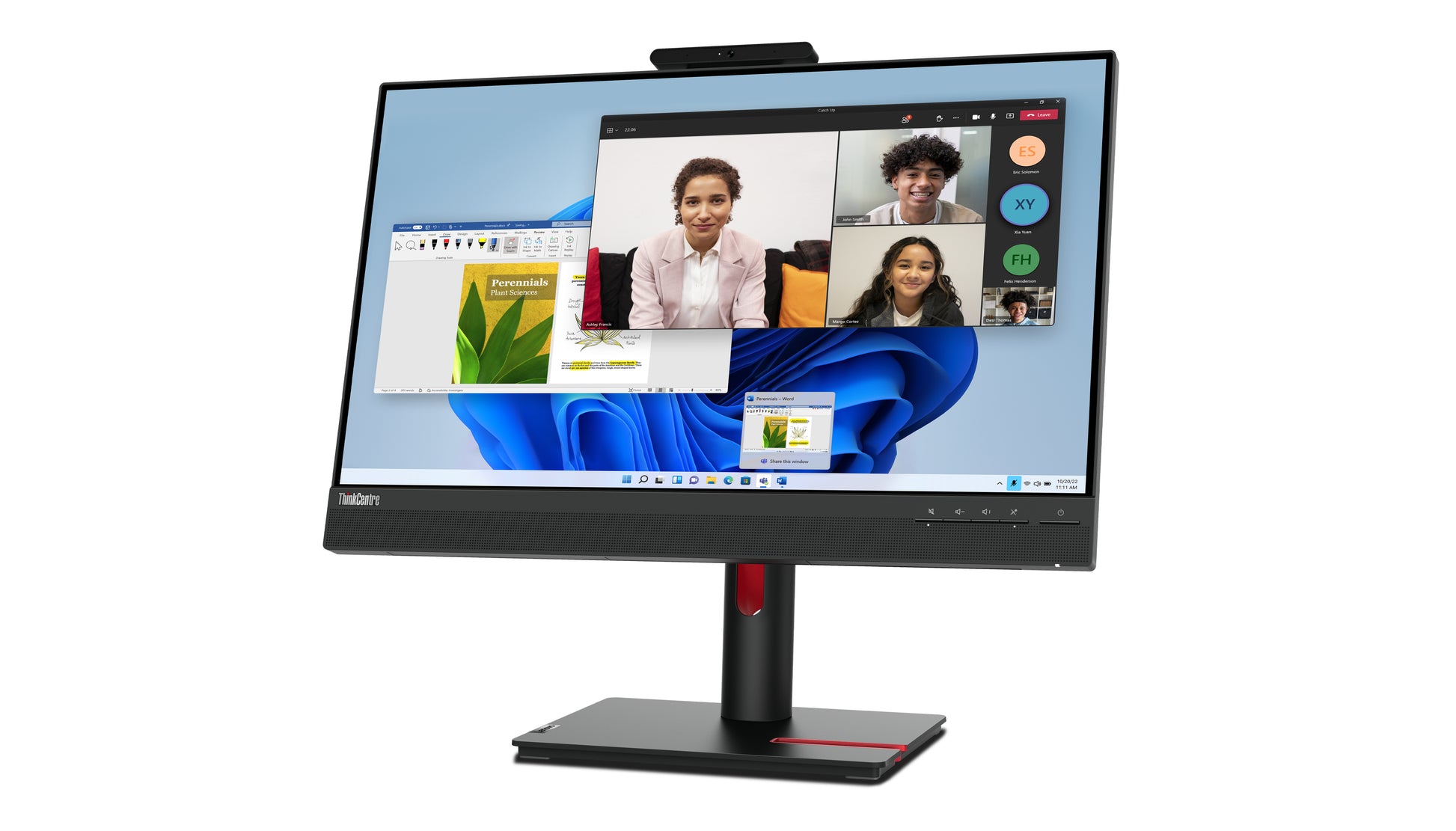 Lenovo Thinkcentre Tiny-In-One 24 – Monitor, 23,8" 1920 × 1080 (Full HD), LED, Schwarz