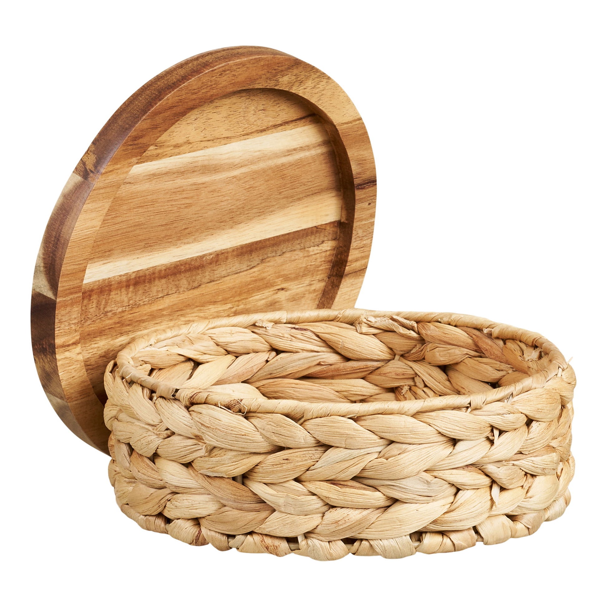 House Nordic Aufbewahrungskorb 3er Set – Wasserhyazinthe – Beige – 300 × 150 × 300 mm