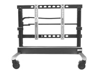 MediaSprint TV-Wagen – bis 90" – bis 130 kg, motorisiert, mit Rollen – 8010XL, Weiss