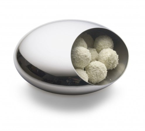 Philippi Obstschale – 16,0 × 15,0 × 7,6 cm, Edelstahl, Silber