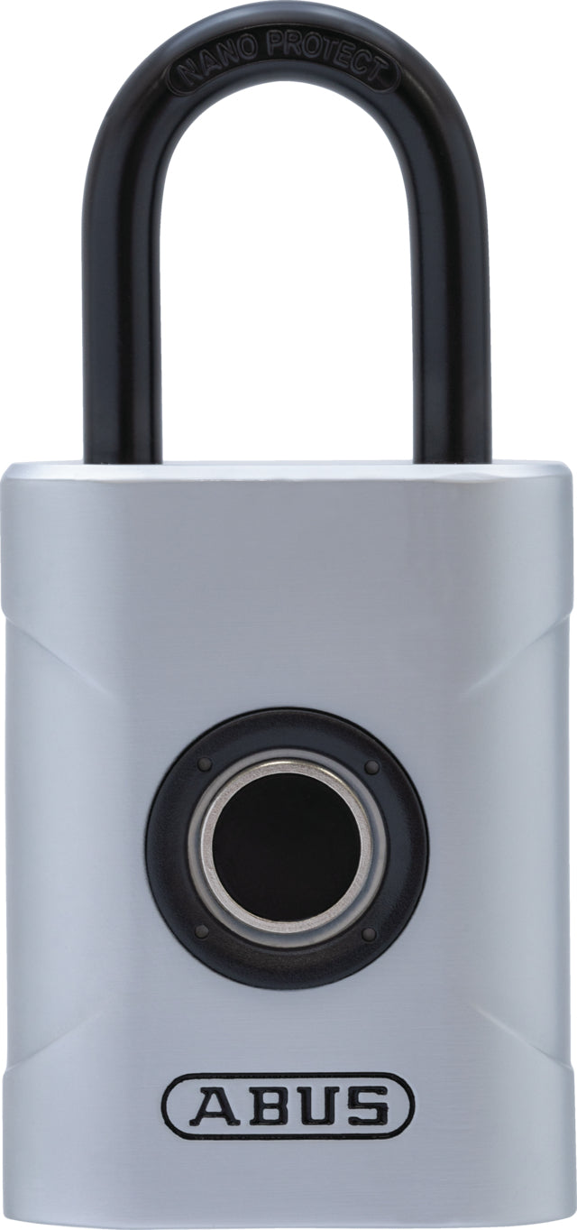 ABUS Vorhängeschloss TOUCH 57 – 45 × 23 × 95 mm, grau, CR2