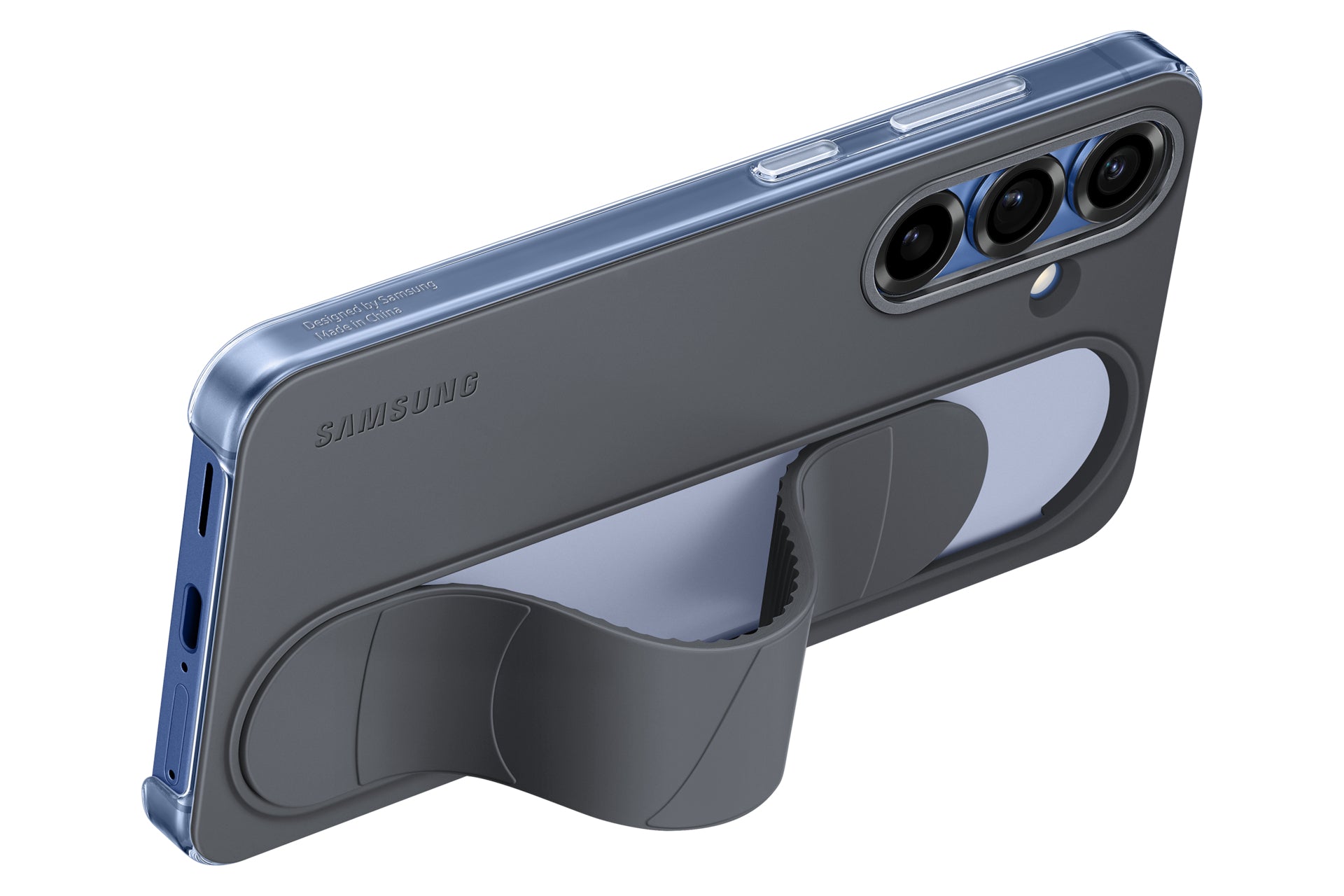 Samsung Standing Grip Backcover – für Samsung Galaxy S25, mit Ständer, Schwarz