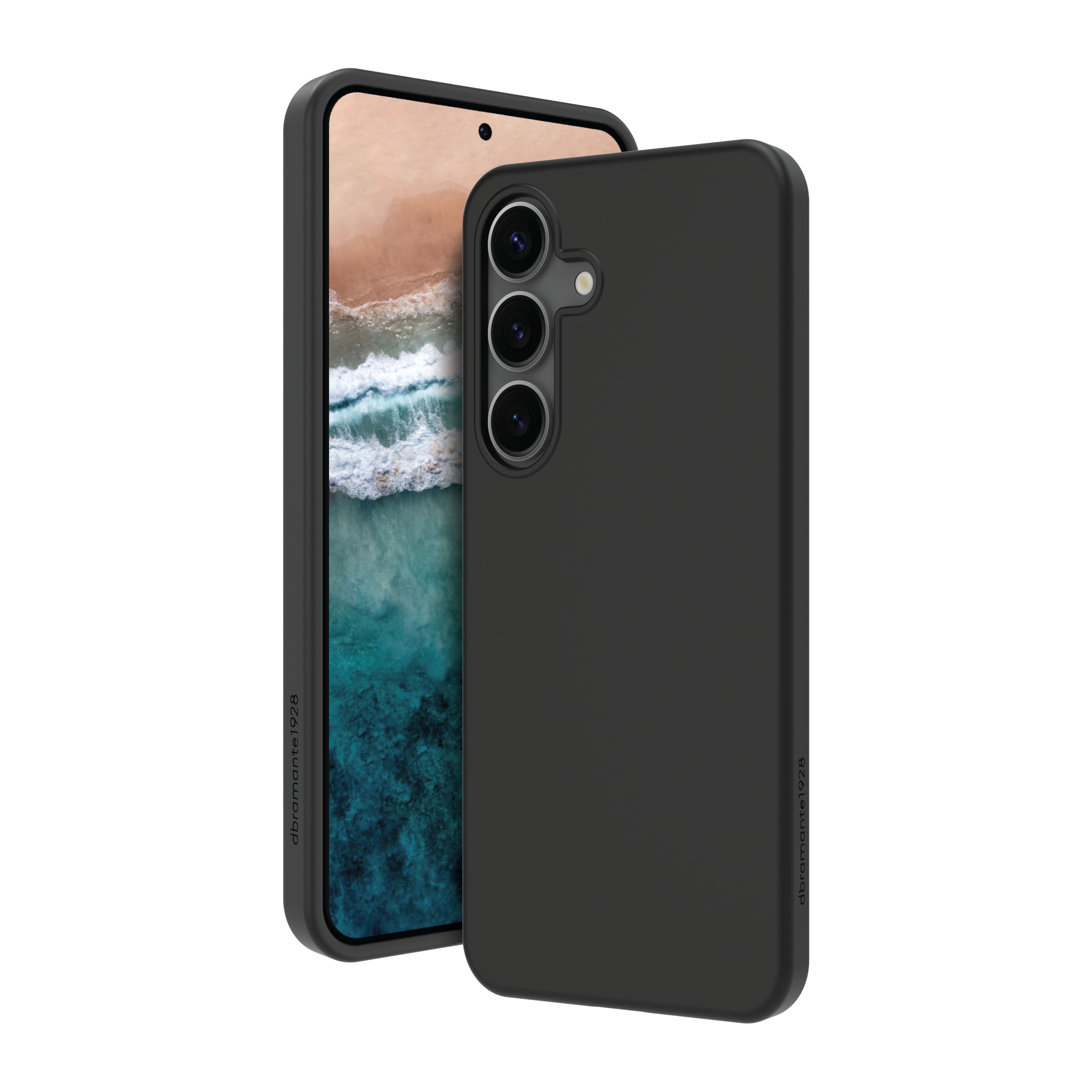 dbramante1928 Backcover – für Samsung Galaxy S25, Silikon+Kunststoff, Schwarz