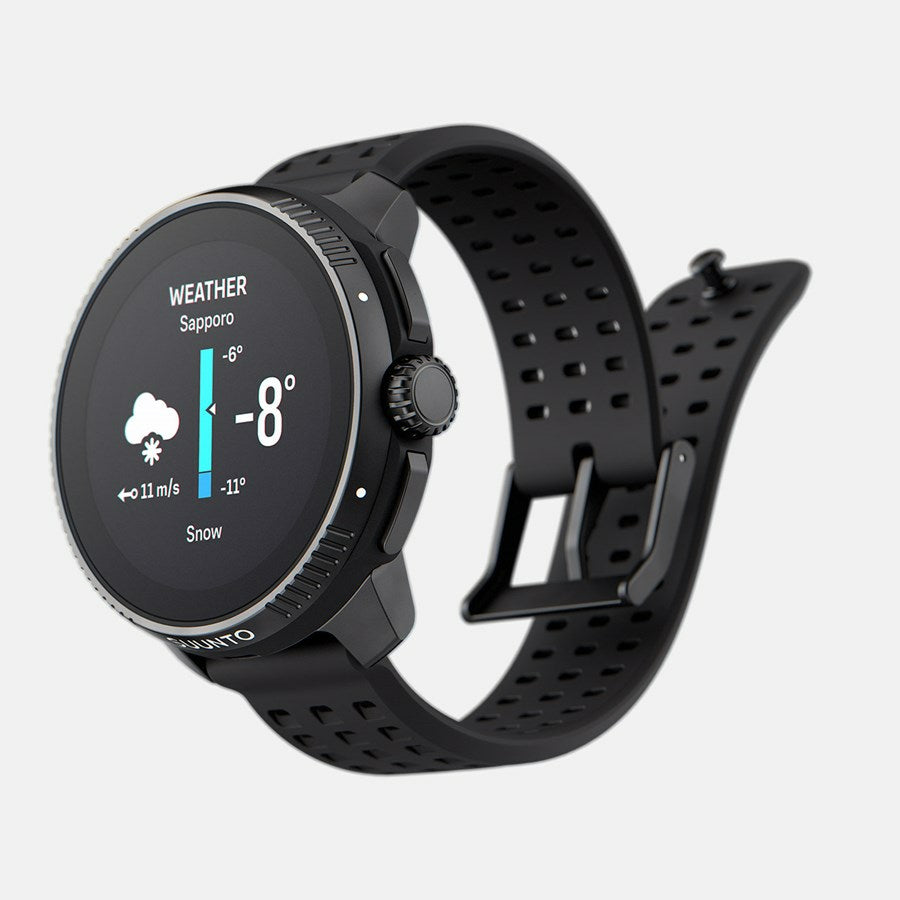 Suunto Race 49 mm GPS – Stahl Schwarz, Sportband, 100 m
