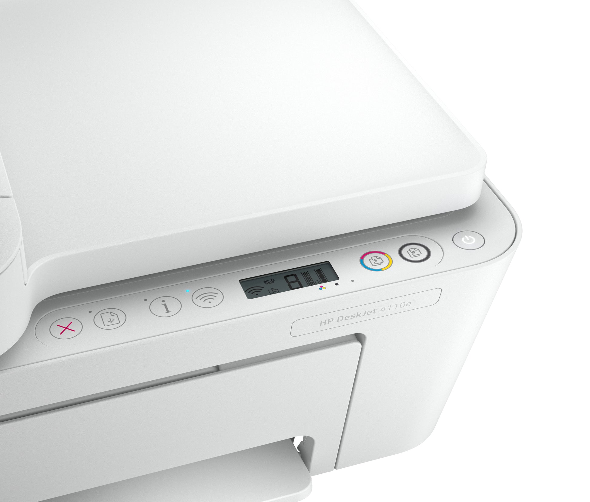 HP DeskJet 4110e – Farbtintenstrahl-Multifunktionsdrucker, A4, 4-in-1, Duplex, ADF, WLAN, AirPrint