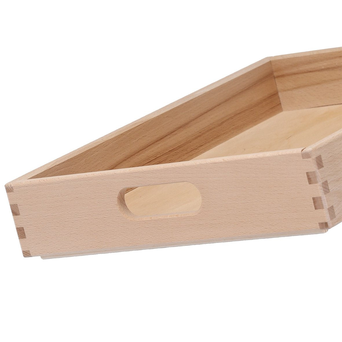 Zeller Present Aufbewahrungsbox ohne Deckel – Buche – Braun – stapelbar, mit Griff – 300 × 70 × 400 mm