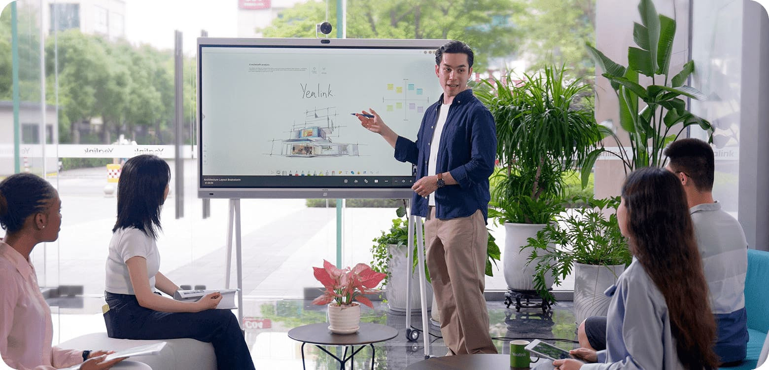 Yealink MeetingBoard – 65" Public Display LED UHD 4K, Android OS