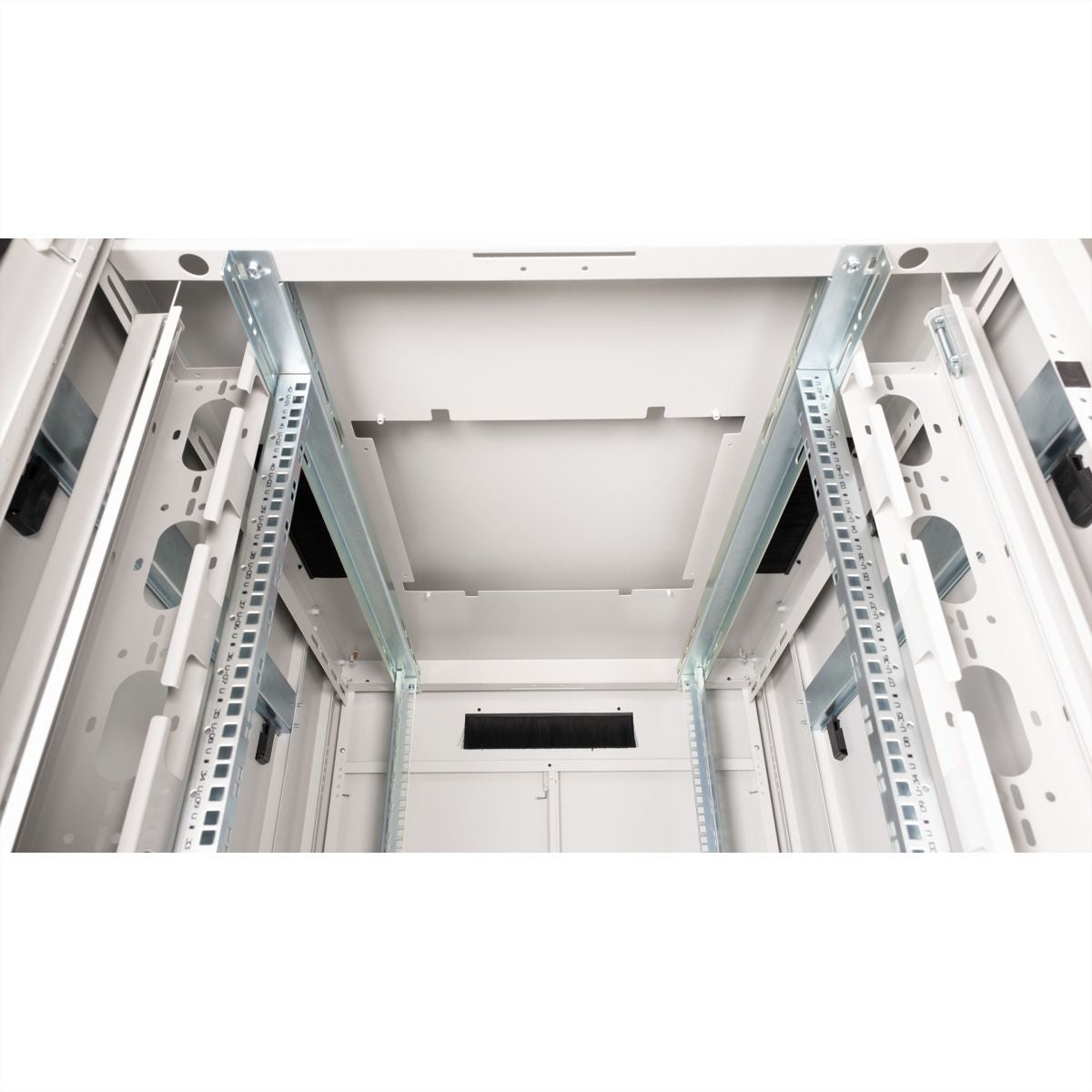 ROLINE Pro – 19" Netzwerkschrank 42U, IP20, abschliessbar, 800 × 1000 × 2053 mm, lichtgrau, Stahl