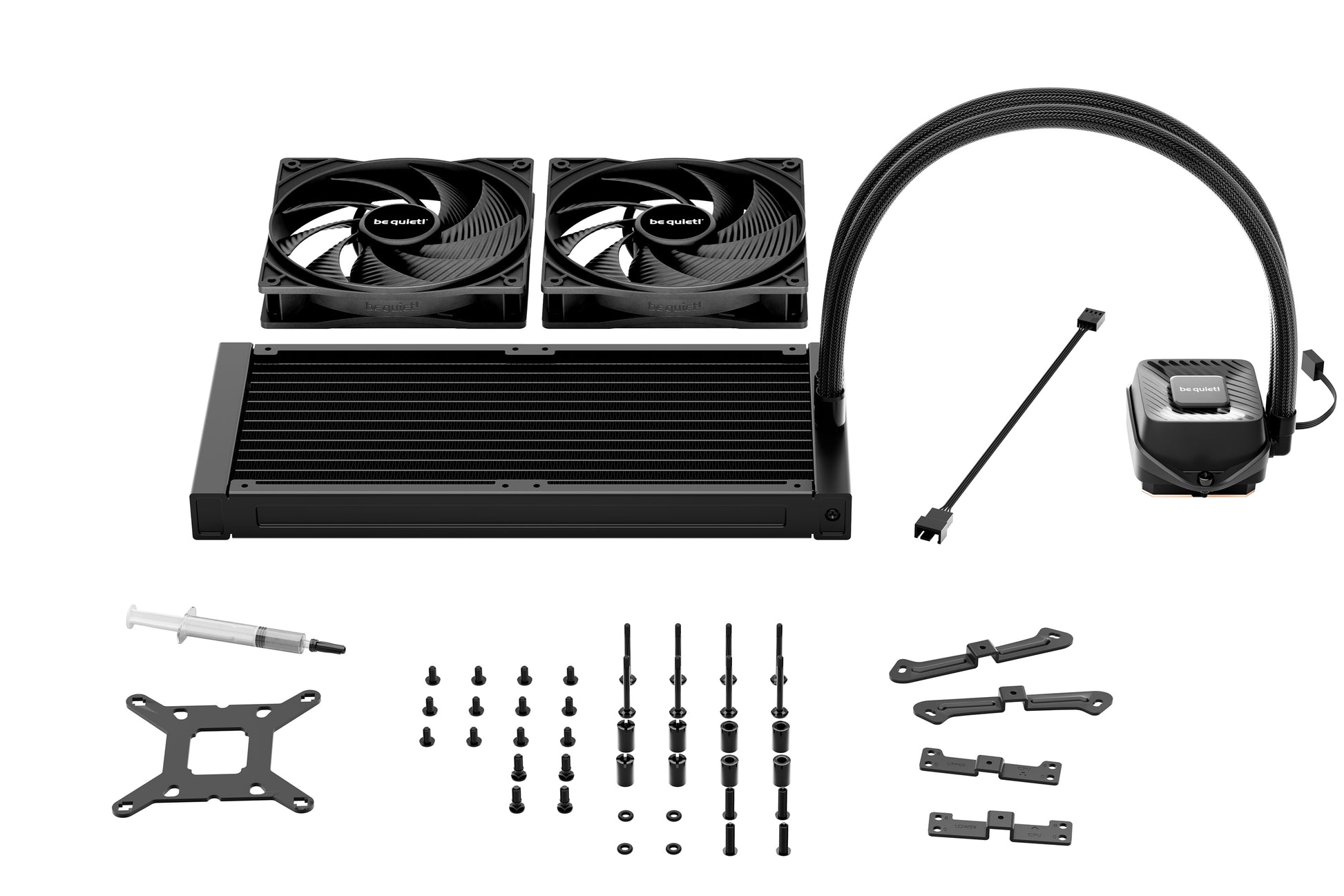 be quiet! be quiet PURE LOOP 3 280MM – AIO-Flüssigkeitskühler – 2×140 mm Lüfter, für LGA 1150, LGA 1151, LGA 1155 und andere