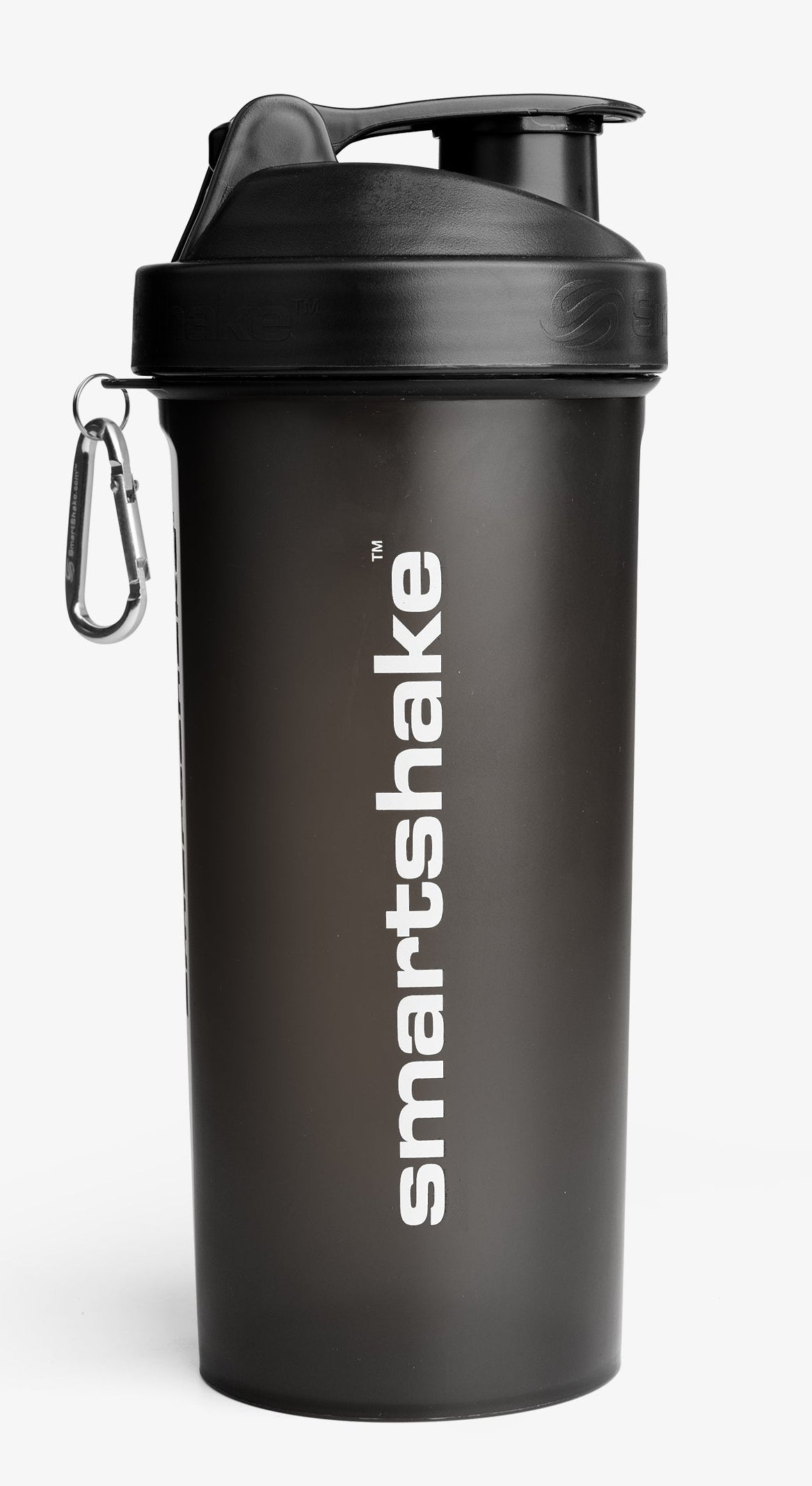 Smartshake Lite Trinkflasche 1 l – Kunststoff, Schraubdeckel, Schwarz