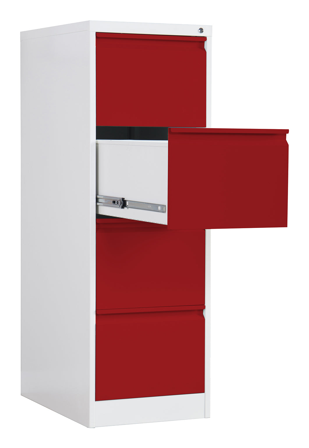 Phoenix Safe Co. FC1004GRK – Aktenschrank, 4 Schubladen, abschliessbar, Stahl, 450 × 620 × 1330 mm