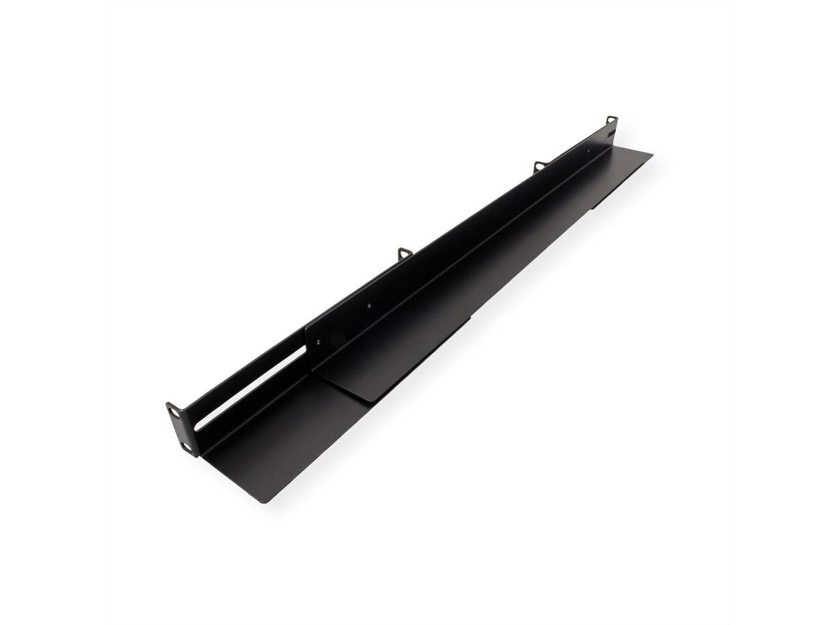 VALUE Gleitschiene 19", Tragkraft 90 kg, 120 × 630 × 70 mm, Schwarz