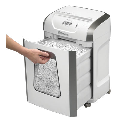 Fellowes Powershred 15C – Aktenvernichter, DIN P-4, Partikelschnitt 4 × 40 mm, 15 Blatt, 19 l