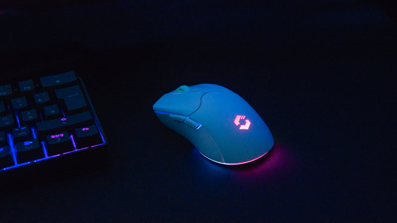 SPEEDLINK VELOX SL-680102 – Gaming-Maus – Kabellos (2,4 GHz), 4800 DPI, RGB-Beleuchtung, rechts, Weiss