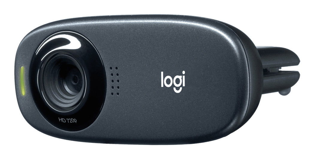 Logitech C310 Webcam – HD 720p, 30 fps, USB 2.0 – Schwarz