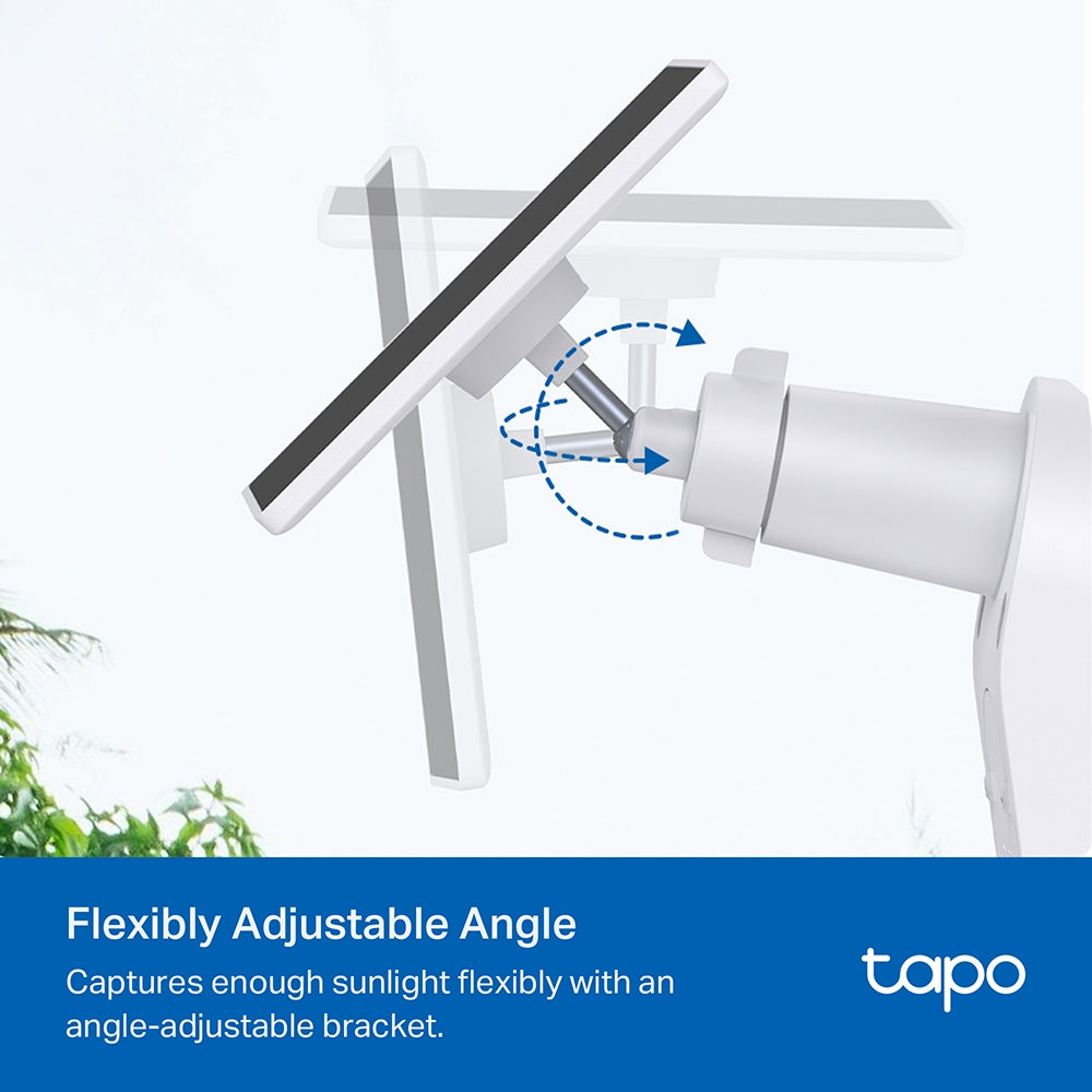 TP-Link Tapo A201 Solarpanel – 2,5 W, 5,2 V, USB, IP65 – für Tapo C400, C410, C420 und andere