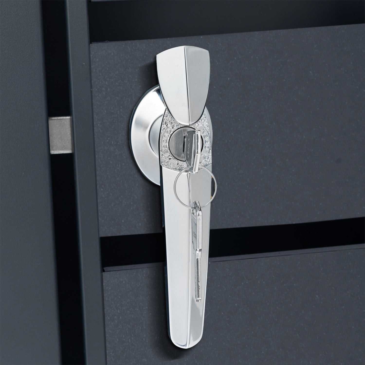 Phoenix Safe Co. Müllcontainer GB2213AAK – Stahl – Anthrazit – Soft-Close – 132,0 × 80,0 × 116,0 cm