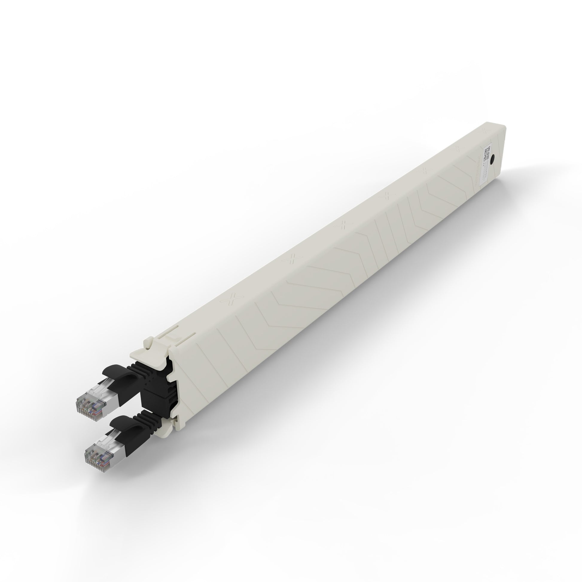 patchbox.one Cassette Patchkabel – Cat6a U/FTP (STP), 0,8 m, Schwarz, RJ-45