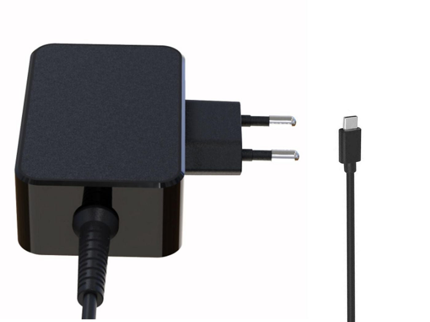 CoreParts USB-Wandladegerät 65 W – USB-C×1 – PD – EU-Stecker (Typ C), Schwarz