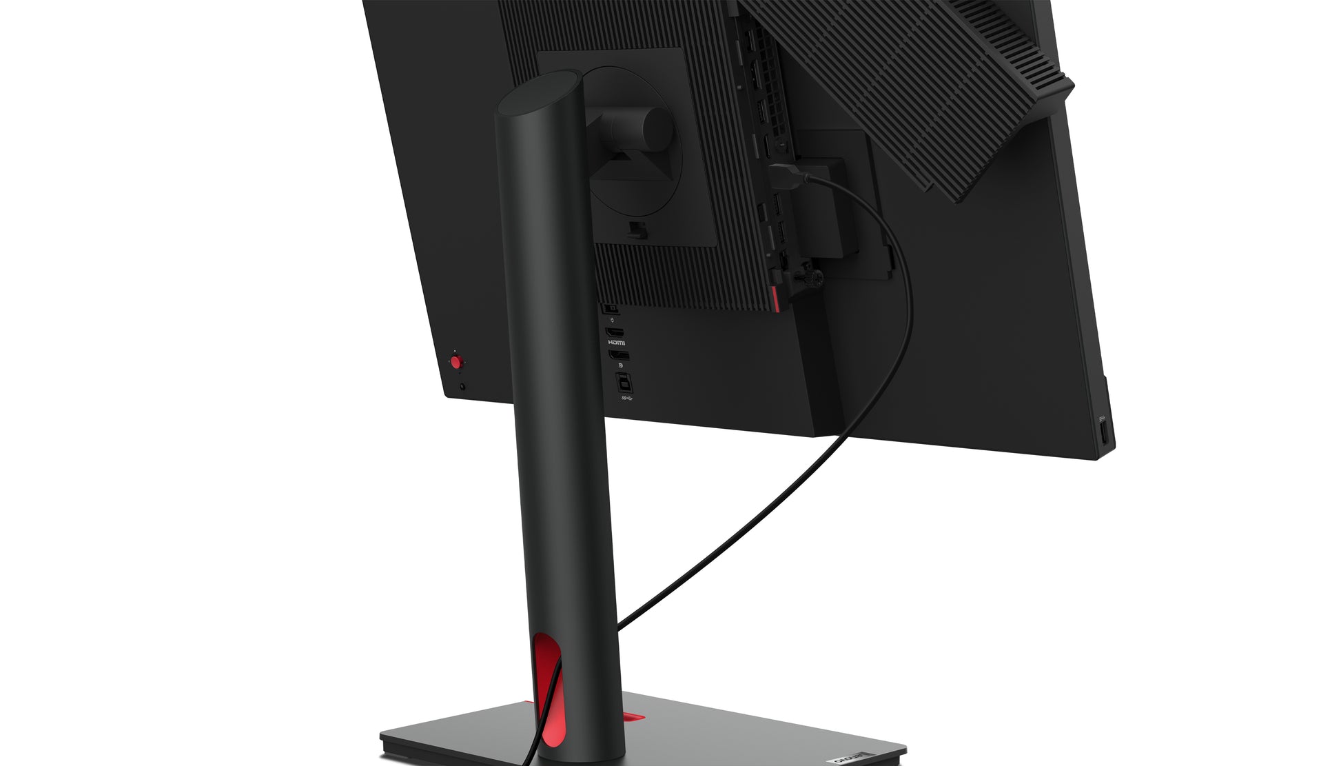 Lenovo Thinkcentre Tiny-In-One 24 – Monitor, 23,8", 60 Hz, 250 cd/m², KVM, Webcam, VESA 100 × 100, Schwarz