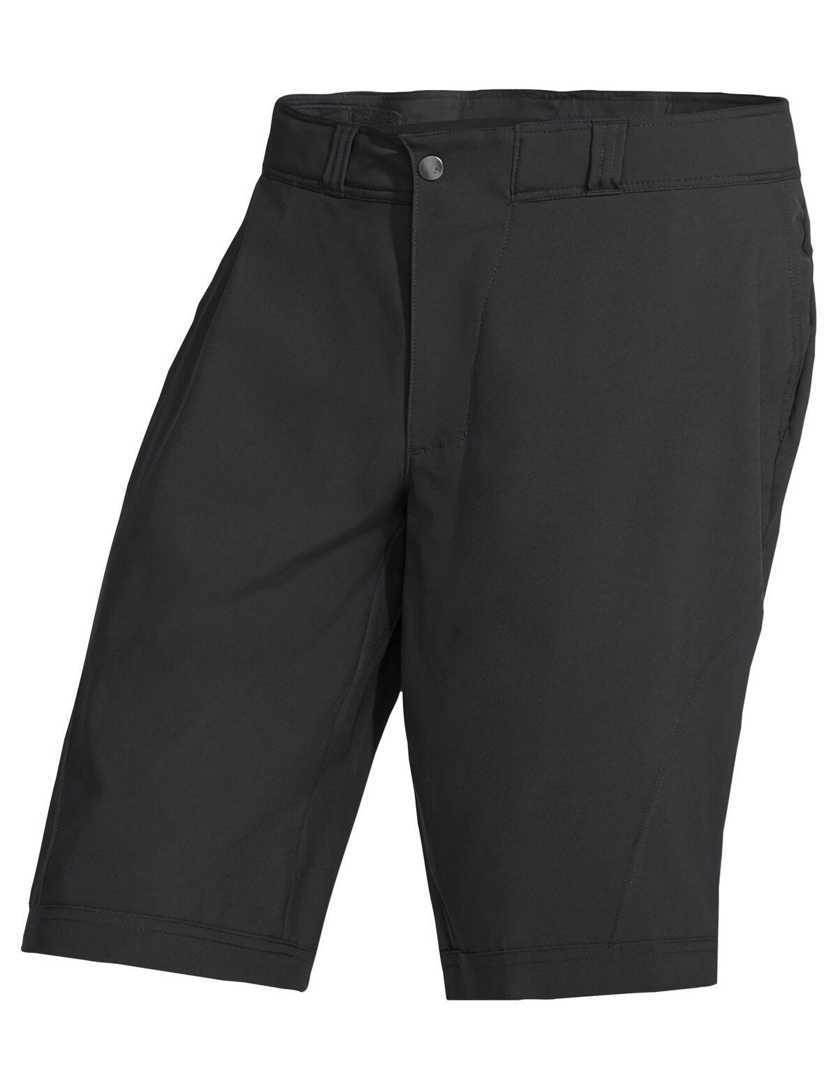Vaude – Skort – 46 – Schwarz, Polyester, Innenhose 86%/14% Elasthan, Verstellbarer Bund
