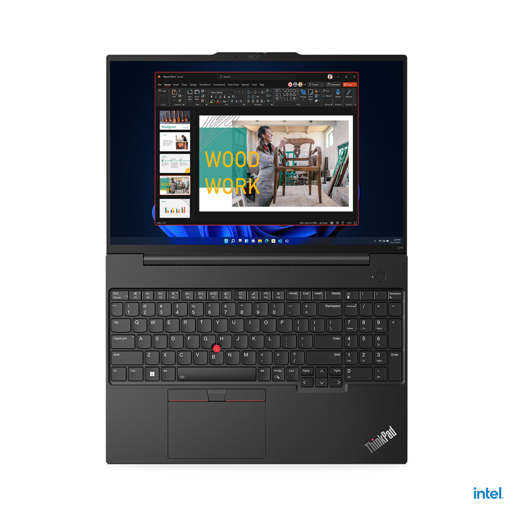 Lenovo ThinkPad E16 Gen 1 Notebook – Aluminium, schwarz
