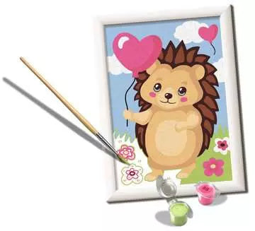Ravensburger CreArt – Malen-nach-Zahlen-Set – Happy Hedgehog – ab 7 Jahren