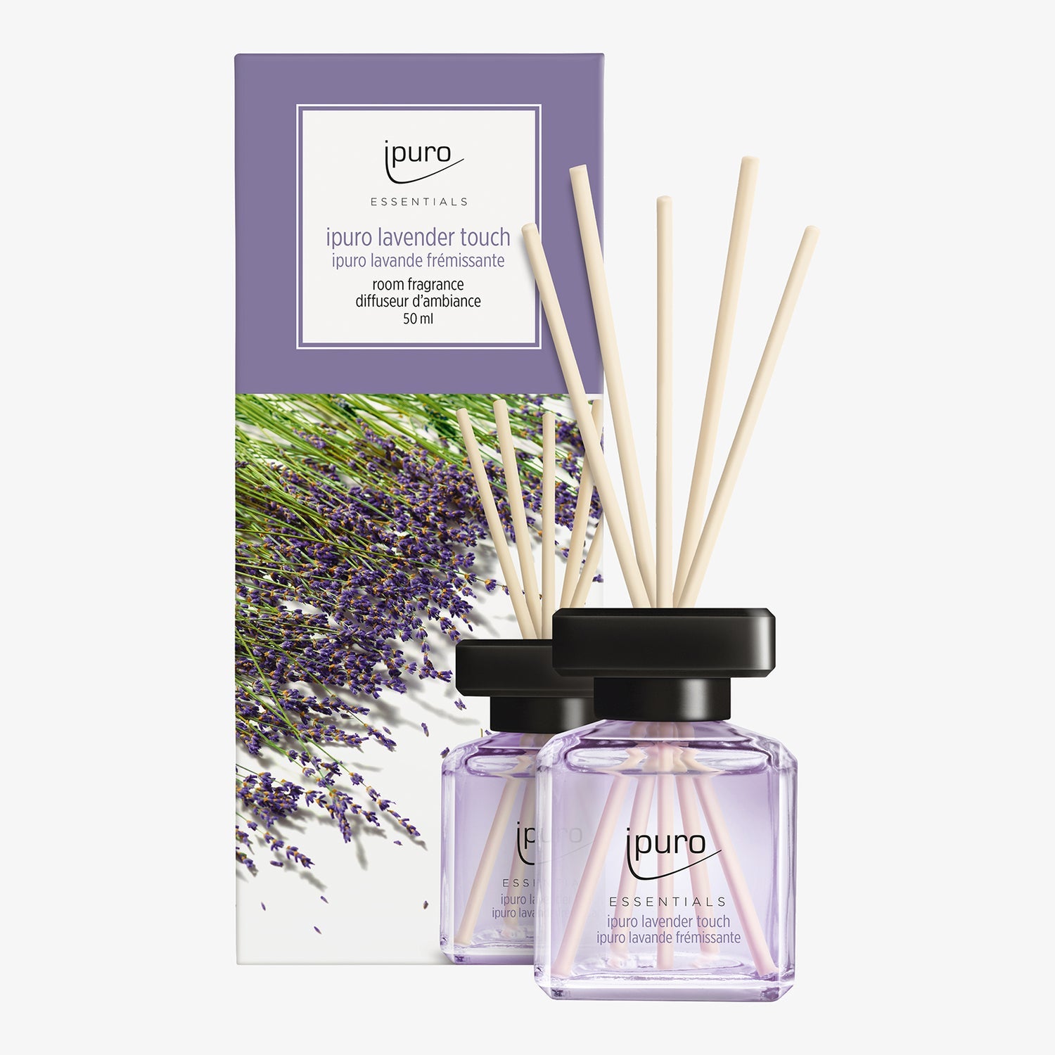 ipuro Lavender Touch – Duftstäbchen, 200 ml