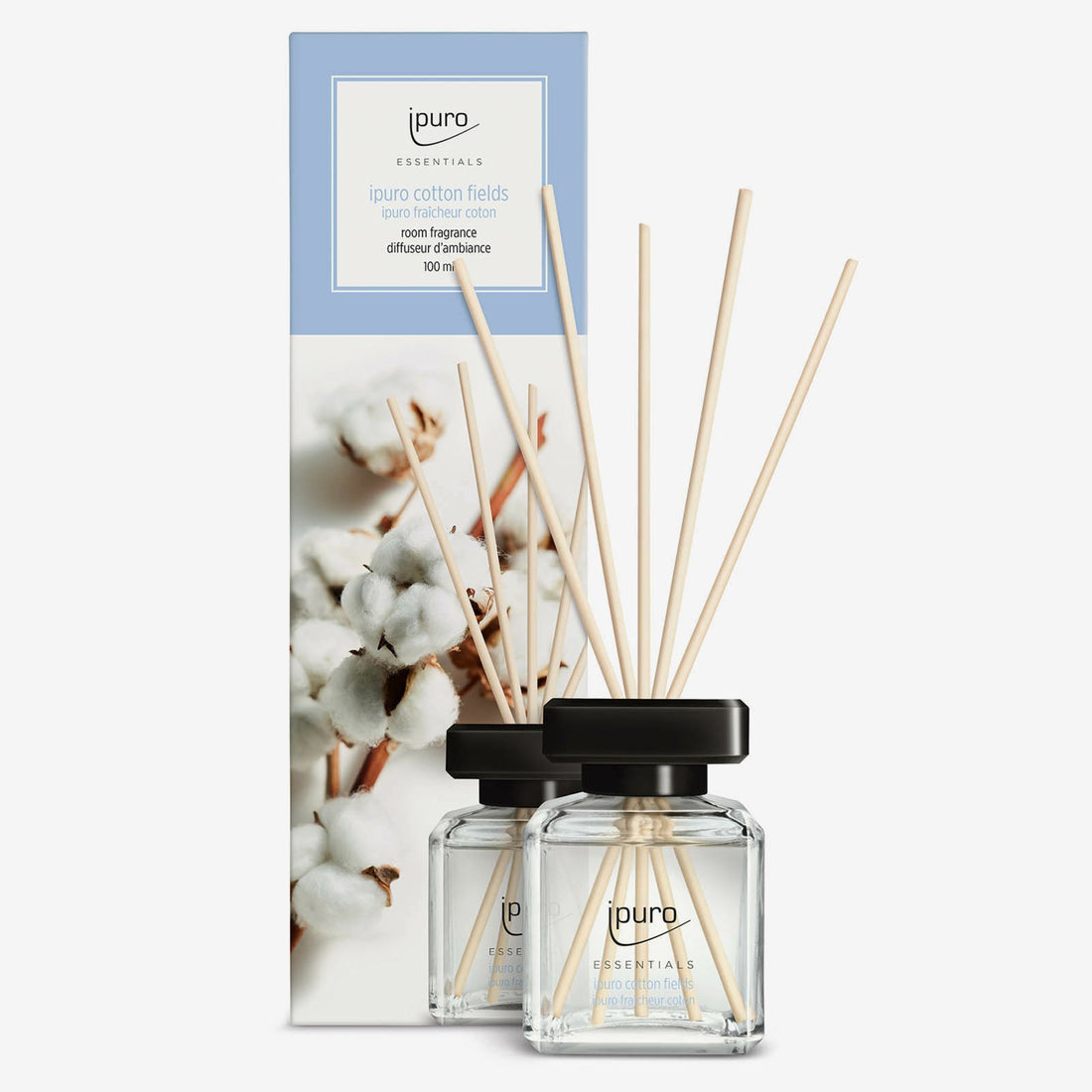ipuro Essentials Cotton Fields – Duftstäbchen, 200 ml