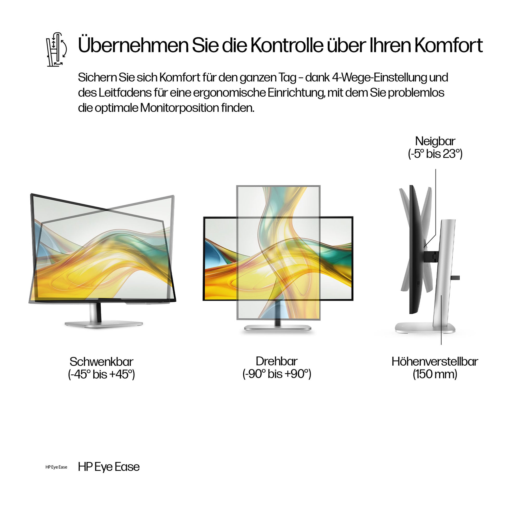 HP 527PQ – Monitor, 27", 2560 × 1440 (WQHD), IPS, 100 Hz, 350 cd/m², DisplayPort, HDMI, USB