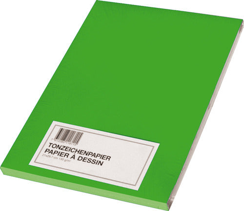 Papyrus Zeichenpapier A3, 130 g/m², 100 Blatt, Grün, Matt