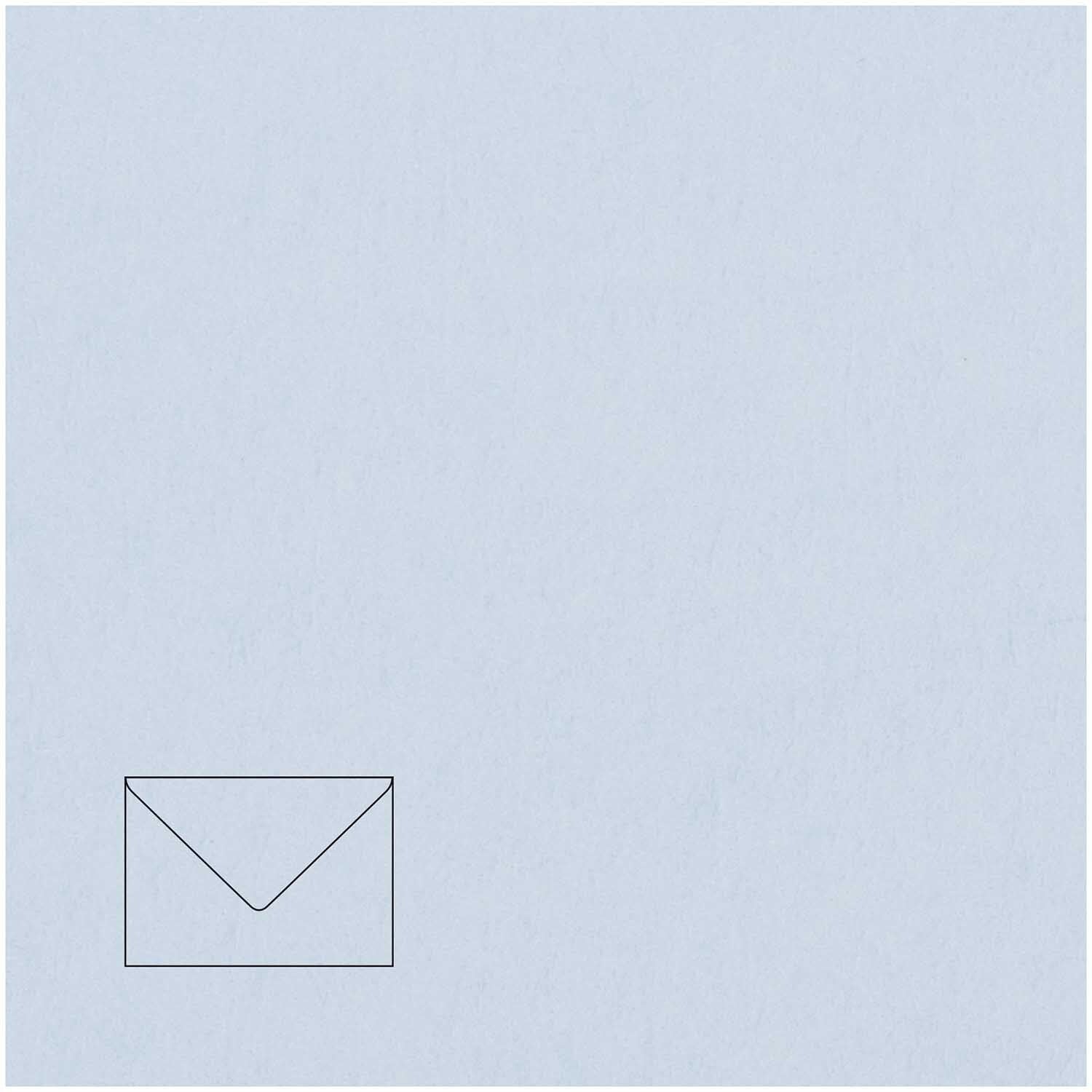 Rico Design Couvert B6, ohne Fenster, hellblau, 100 g/m², Papier – 50 Stk.