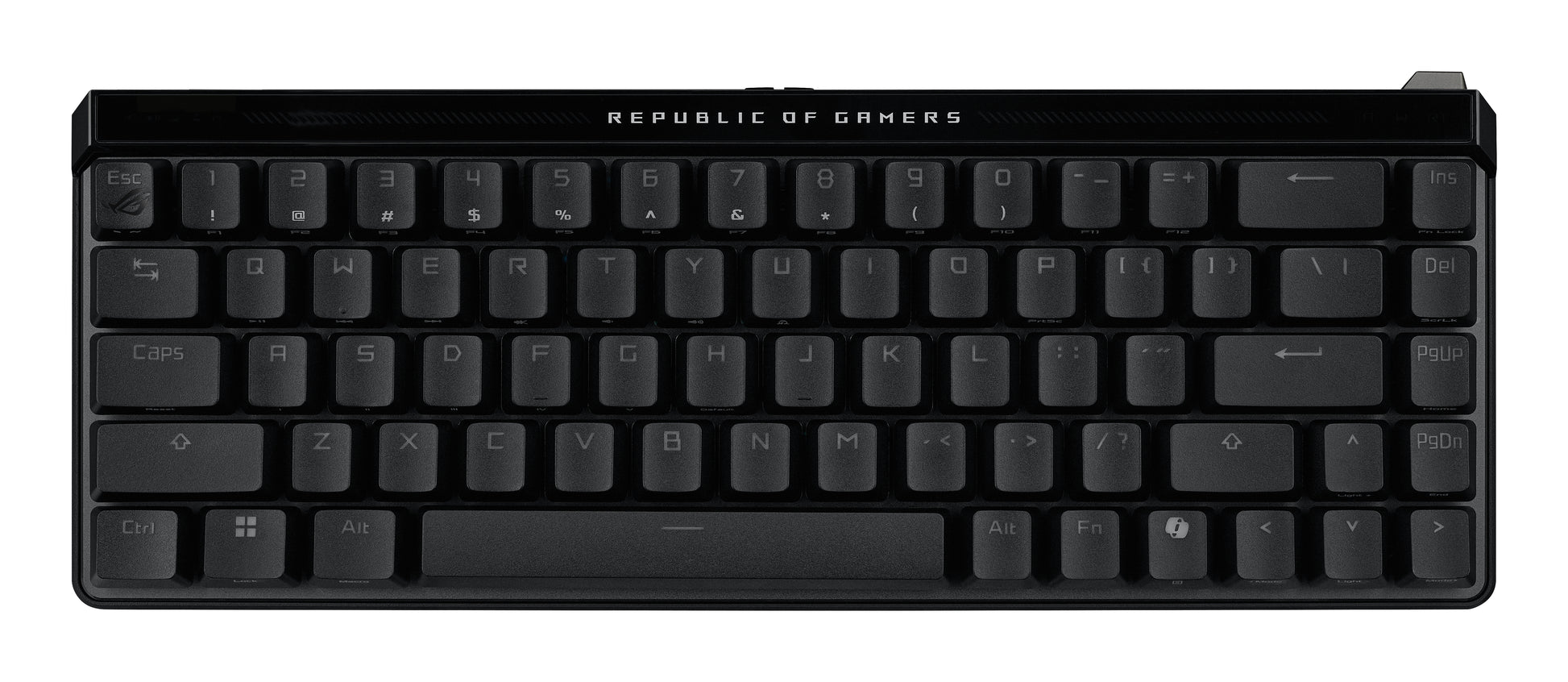 ASUS ROG Falchion Ace HFX – Gaming-Tastatur 65% – ROG HFX Magnetic – USB-C – RGB – Ohne Ziffernblock