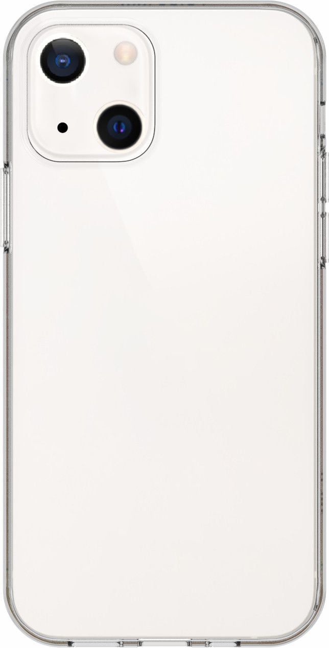 eSTUFF INFINITE (GRS) VIENNA Backcover – für Apple iPhone 13, TPU, Transparent, kabelloses Laden