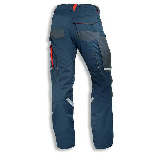 Uvex Cargohose – Erwachsene, 65 % Polyester/35 % Baumwolle, Nachtblau