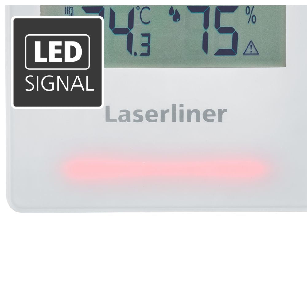 Laserliner Clima Home Check Plus Thermo-Hygrometer (Handgerät) – −9,9–50 °C, 20–80 %, Innen