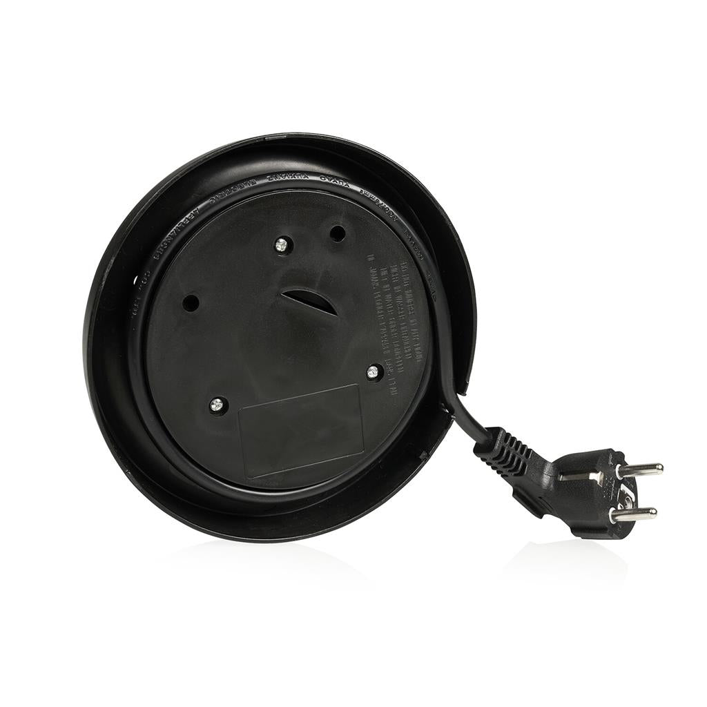 Tristar Wasserkocher WK-3405 – 1,7 l, Glas, 2200 W, Schwarz, 360°-Sockel
