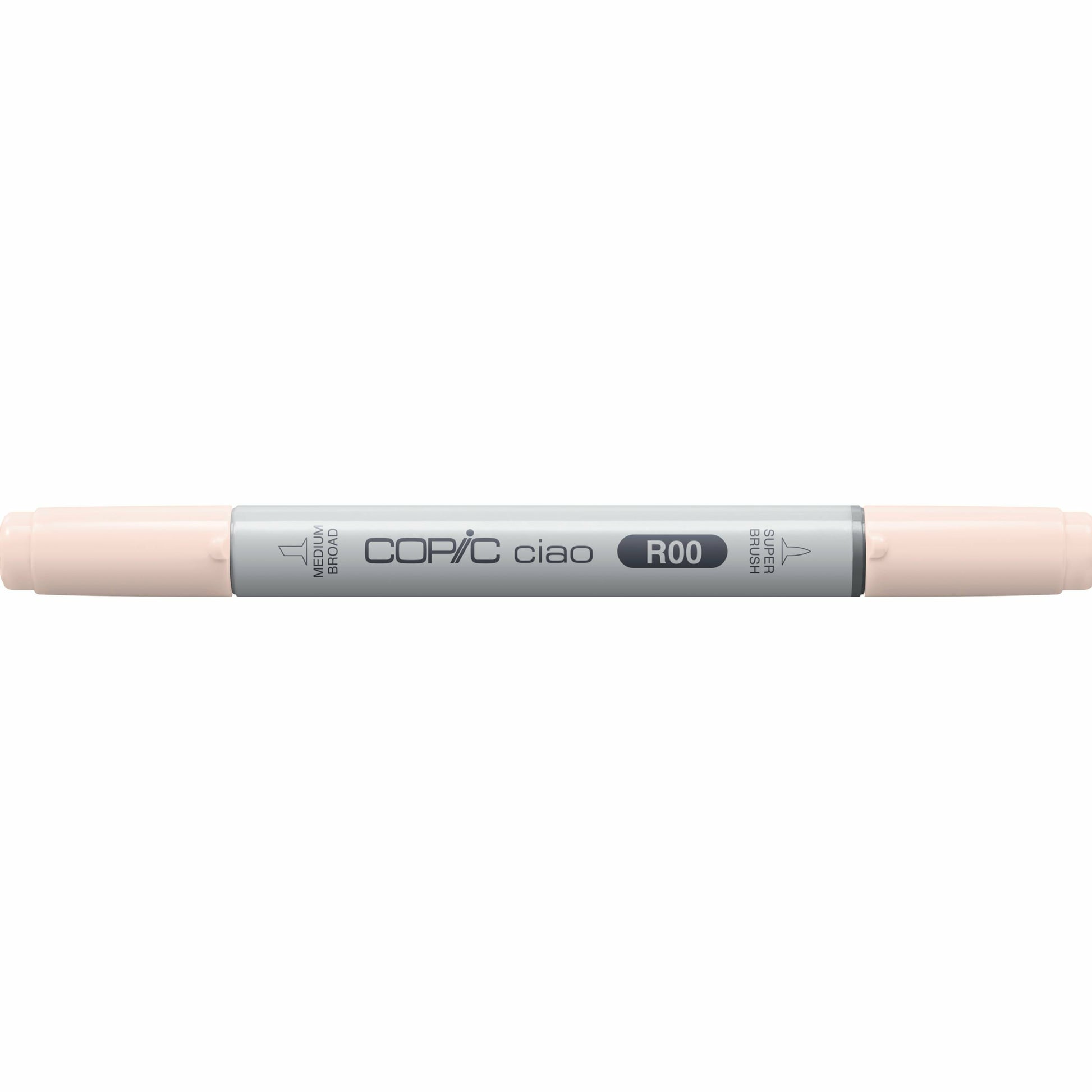 Copic Ciao Brush Pen, Doppelspitze – Kombi (Pinsel + Keilspitze), acrylbasiert, hellrosa
