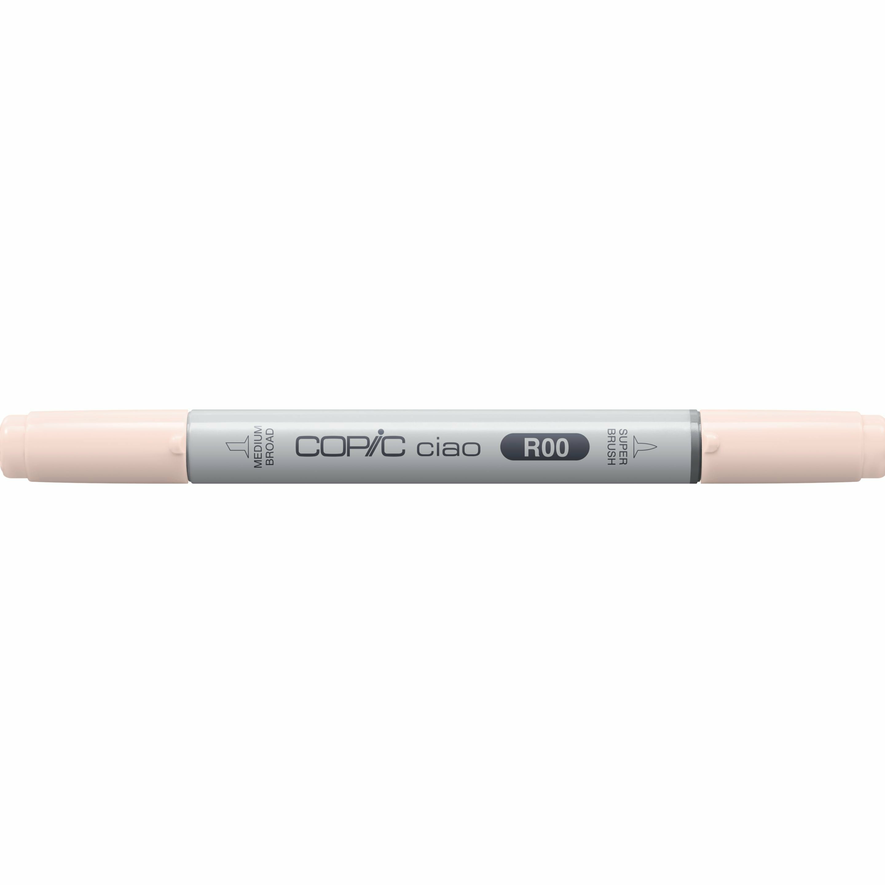 Copic Ciao Brush Pen, Doppelspitze – Kombi (Pinsel + Keilspitze), acrylbasiert, hellrosa