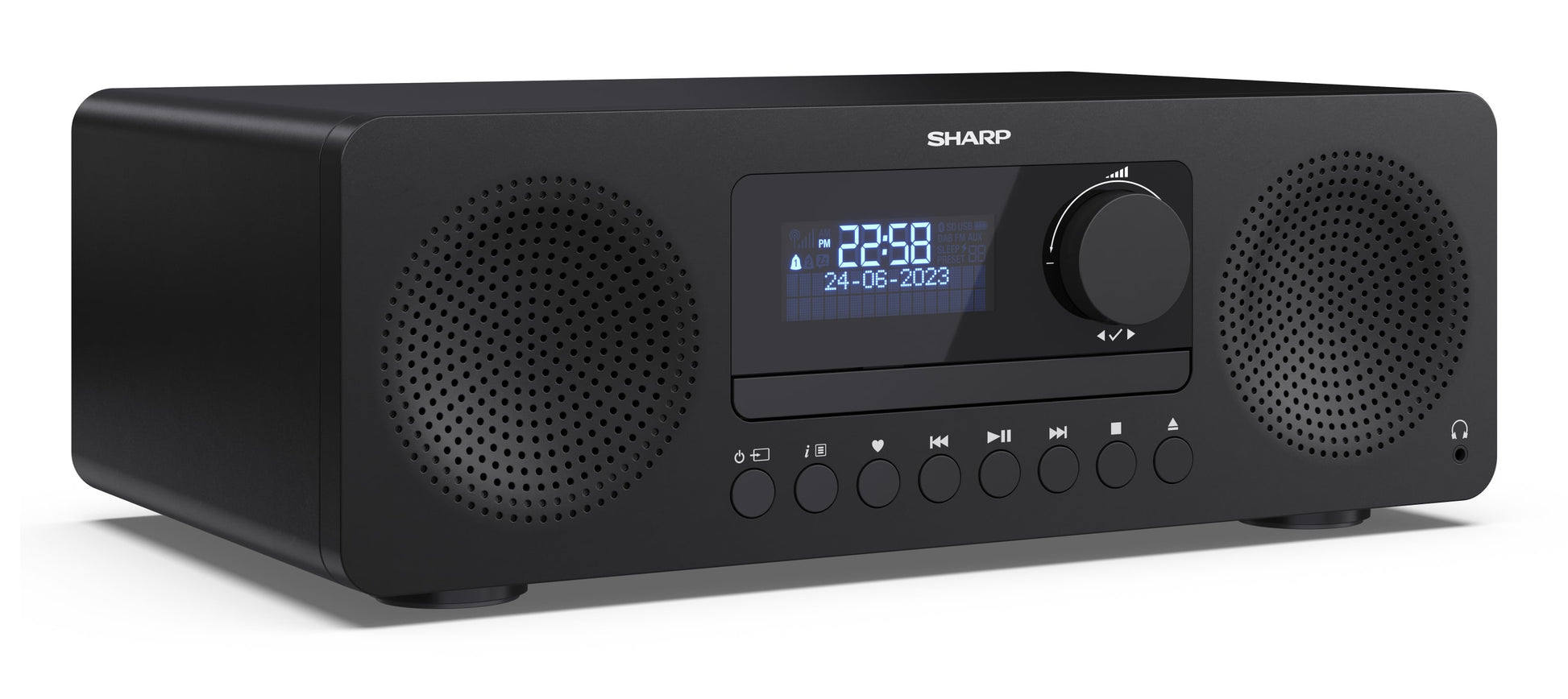Sharp XL-B720D – Heim-Audio-Mikrosystem, Schwarz